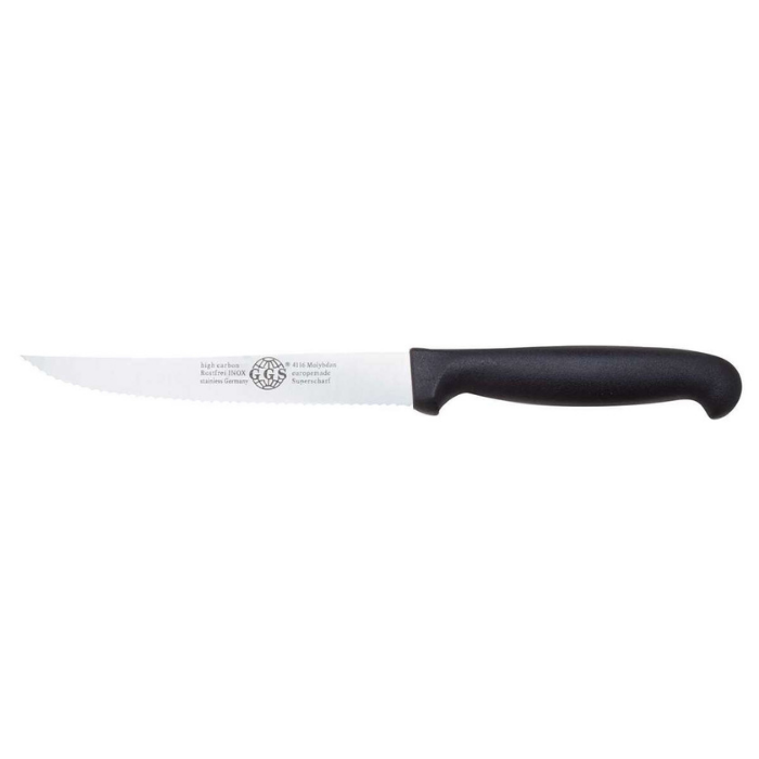 Dils Black GGS Multi-Purpose SAW Pointed Blade Serrated Utility Knife 13cm