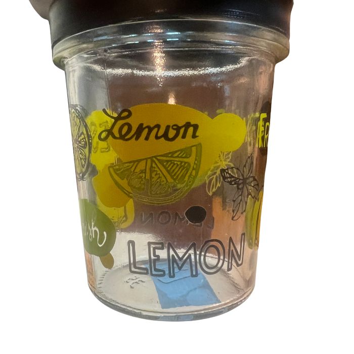 Glass Lemon Squeezer with Lid – Fresh Lemon Design