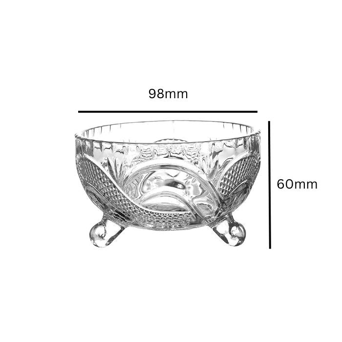 Deli Glassware Small Glass Bowl Set – 6-Piece