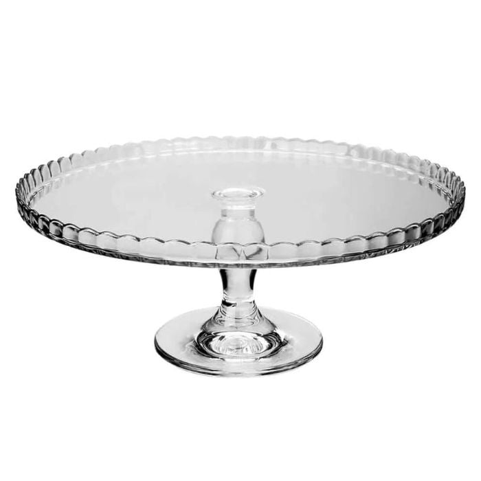 Paşabahçe Glass Cake Stand – Elegant Display for Every Occasion
