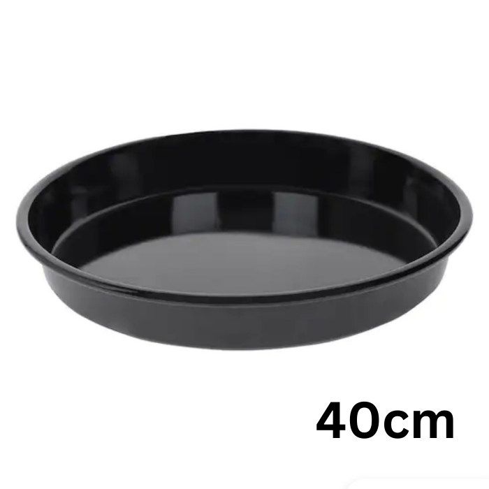 Dils Round Black Enamel Oven Tray 40 cm