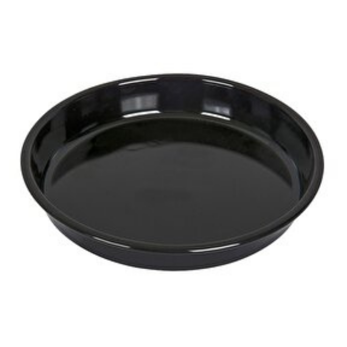 Dils Round Black Enamel Oven Tray 36 cm