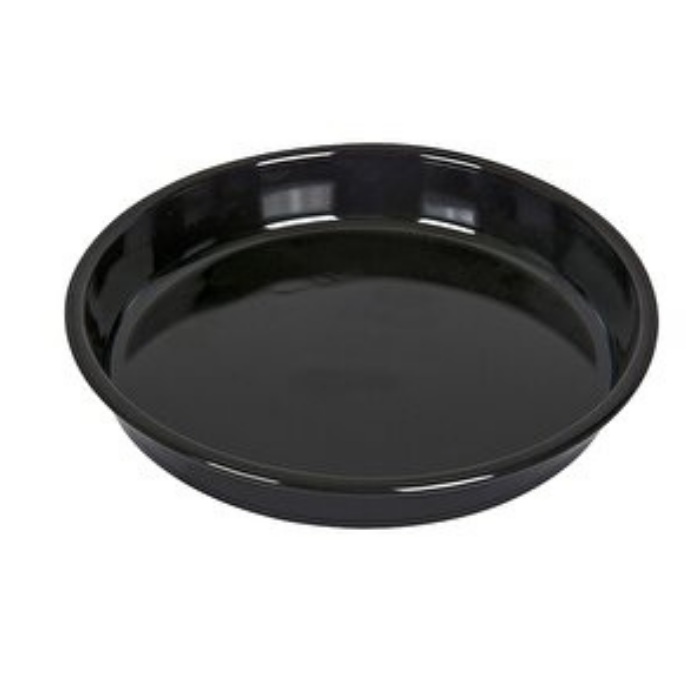 Dils Round Black Enamel Oven Tray 36 cm