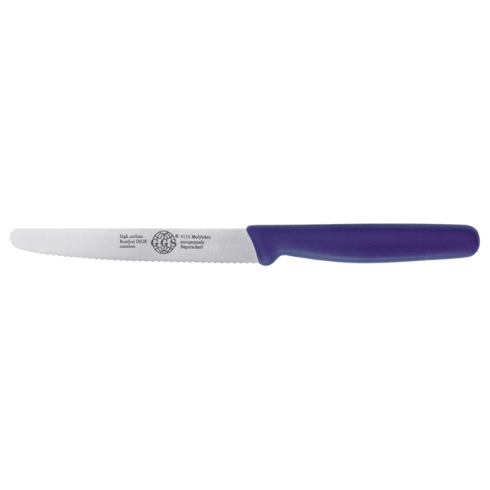 Dils Purple GGS Multi-Purpose Serrated Utility Knife 12cm