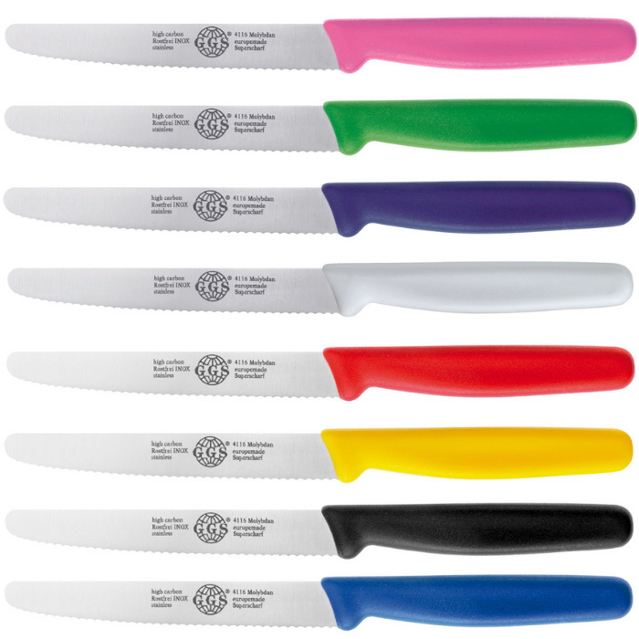 Dils Black GGS Multi-Purpose Serrated Utility Knife 12cm