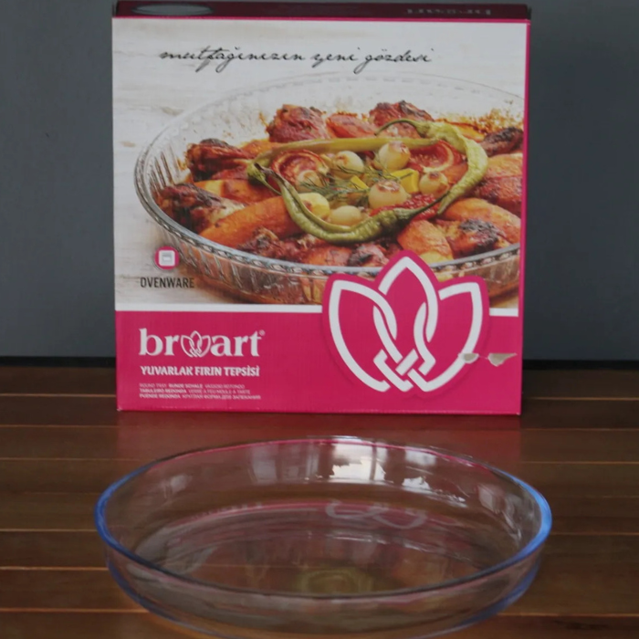 Brovart Round Glass Baking Dish – Ovenware