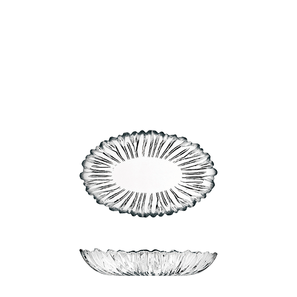 Pasabahce AURORA Small Oval Serving Plates – Set of 3
