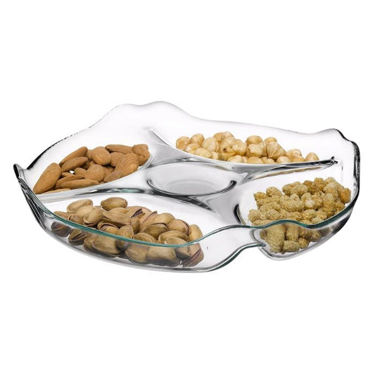 Pasabahce Patisserie Antipasto Glass Plate – 25cm
