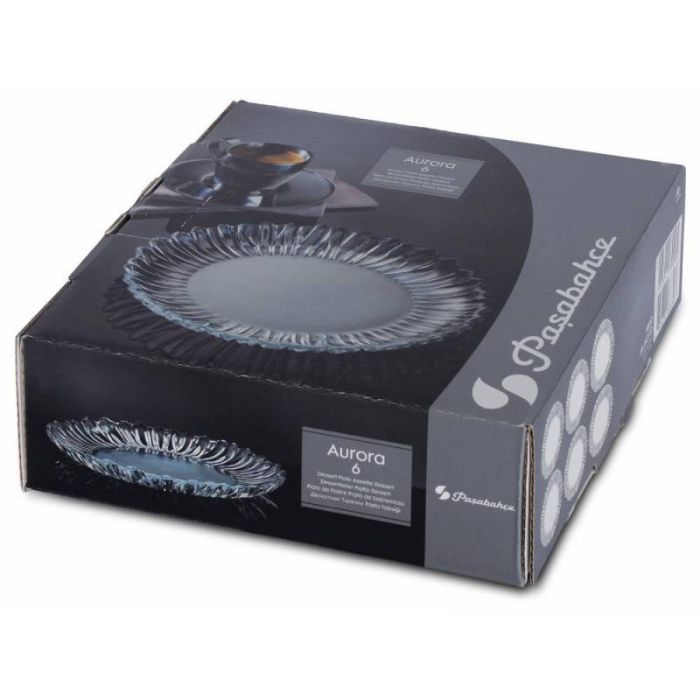 Pasabahce Aurora Dessert Plate Set – 6 Pieces