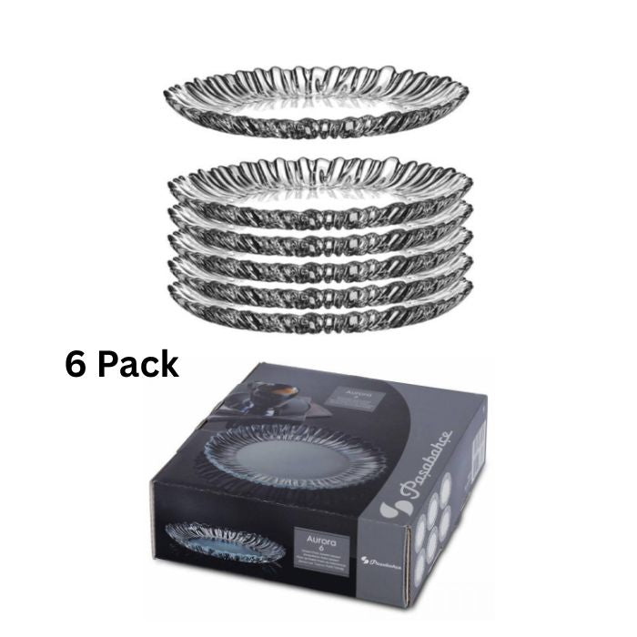 Pasabahce Aurora Dessert Plate Set – 6 Pieces
