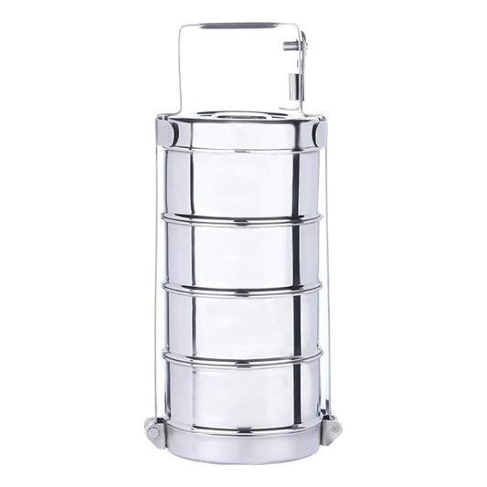Stainless Steel Tiffin Carrier 4-Tier, 10x4
