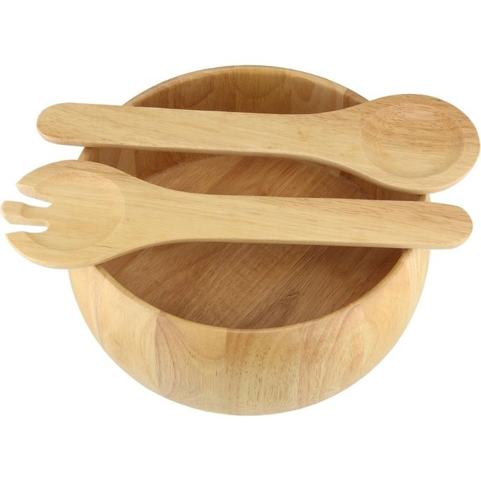 Wooden Salad Bowl Set – 26cm