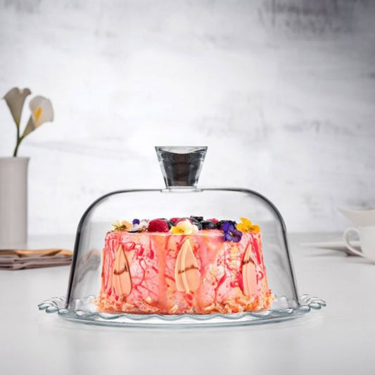Pasabahçe – Petite Patisserie Cake Stand with Dome – 26.4 cm