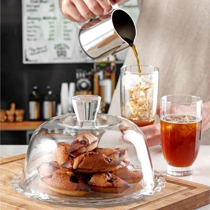 Pasabahçe – Petite Patisserie Cake Stand with Dome – 26.4 cm