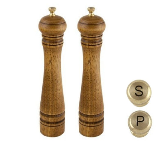 Classic Wooden Salt & Pepper Mill Grinder – 27 cm