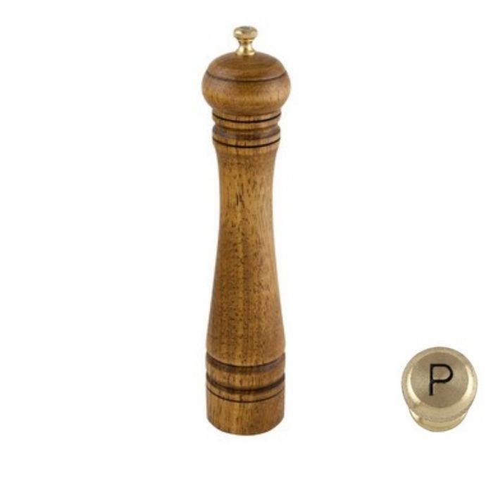 Classic Wooden Salt & Pepper Mill Grinder – 27 cm