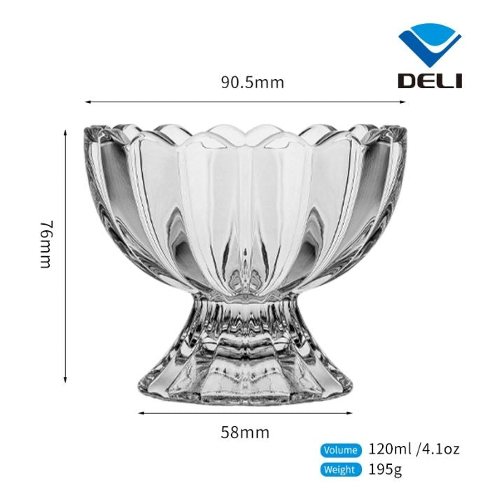 Deli Glassware Dessert Bowl – 6 Piece