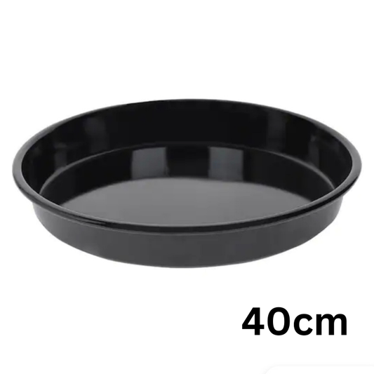 Dils Round Black Enamel Oven Tray 40 cm