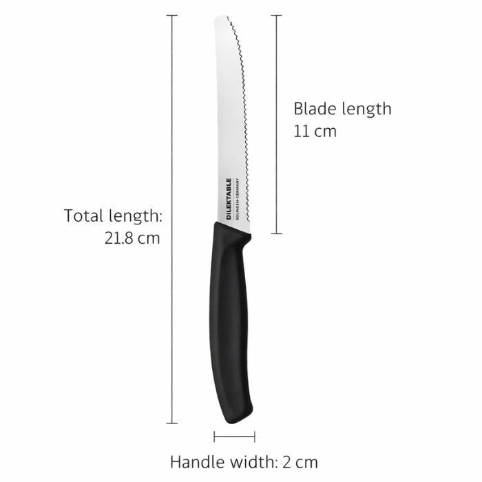 Dilektable Multi-Purpose Serrated Utility Knife – 11 cm
