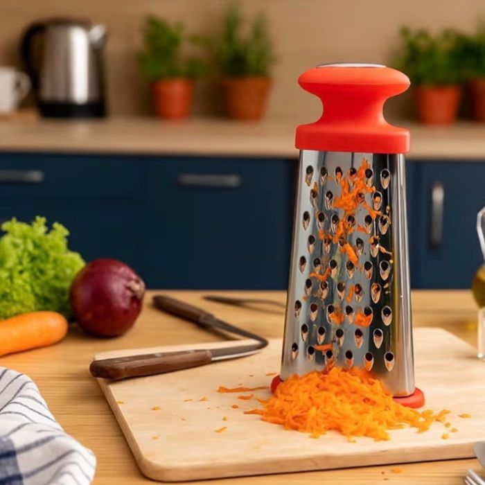 Mini Stainless Steel Kitchen Grater – Handheld Cheese & Vegetable Grater