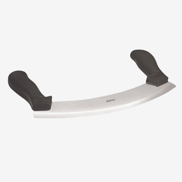 Rena Double Handle Mezzaluna Chopper Knife