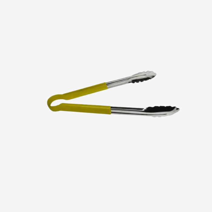 Stainless Steel Kitchen Utility Tongs 9 Inch – Non-Slip Grip Cooking & Serving Tongs