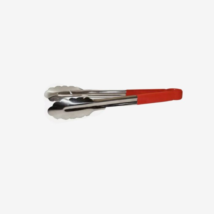 Stainless Steel Kitchen Utility Tongs 9 Inch – Non-Slip Grip Cooking & Serving Tongs