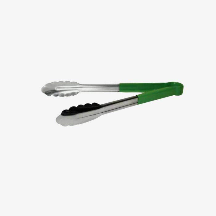 Stainless Steel Kitchen Utility Tongs 9 Inch – Non-Slip Grip Cooking & Serving Tongs