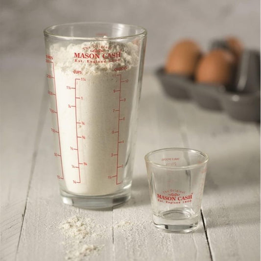 Mason Cash Glass Measuring Cup – Mini & Large Kitchen Measure