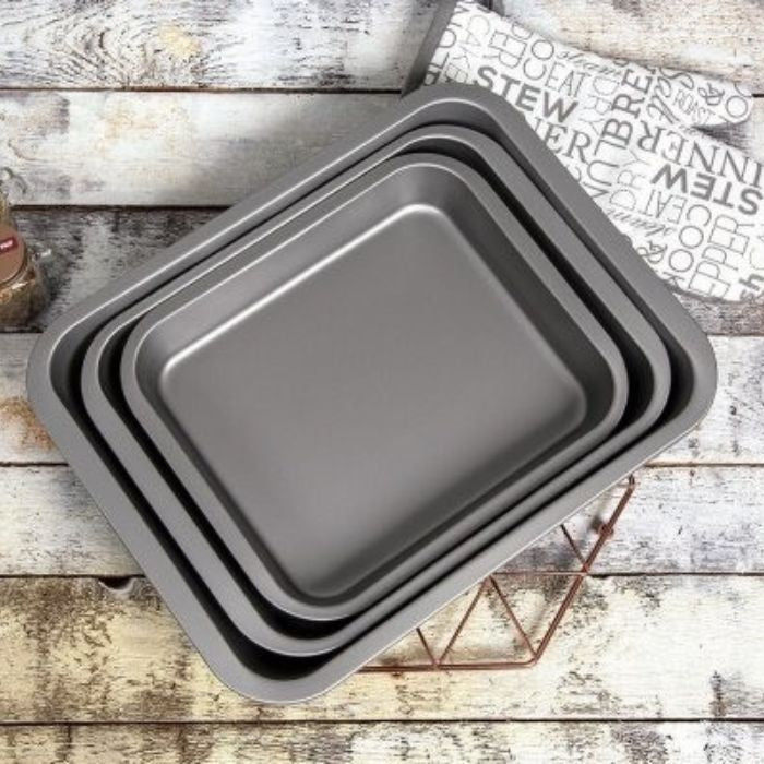 Baker & Salt Non-Stick Roasting Tray – Deep Oven Baking Tray