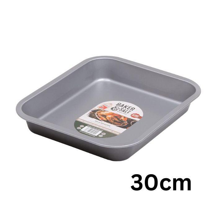 Baker & Salt Non-Stick Roasting Tray – Deep Oven Baking Tray