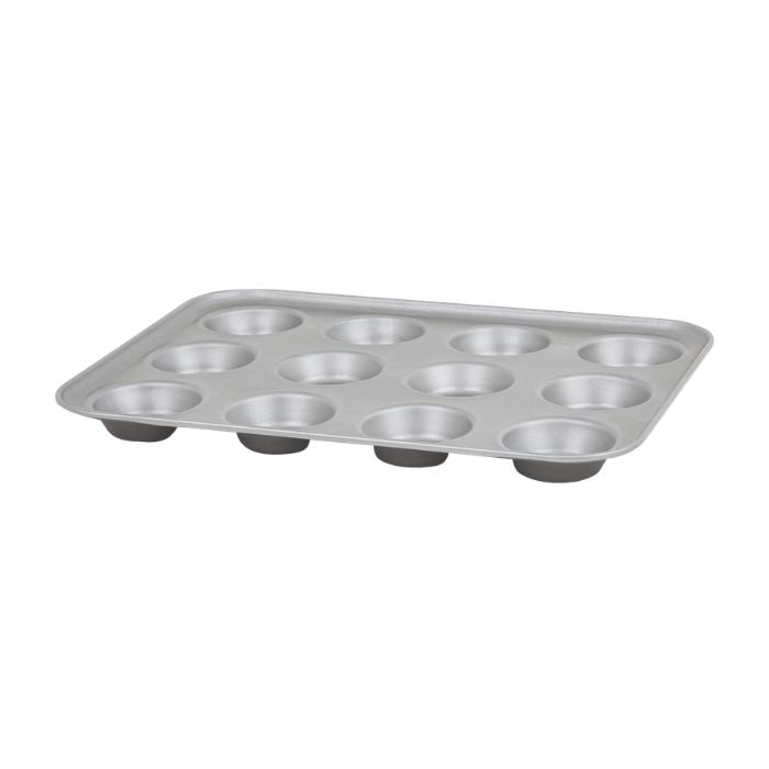 Baker & Salt 12 Cup Cupcake Tin – Non-Stick Baking Tray