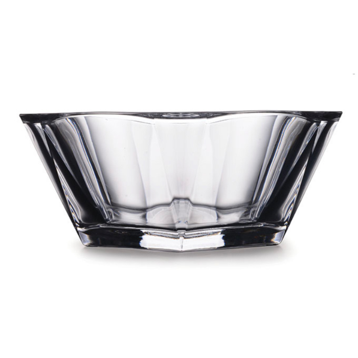 NUDE Collection Glass Serving Bowl – Elegant Square Design