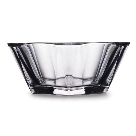 NUDE Collection Glass Serving Bowl – Elegant Square Design