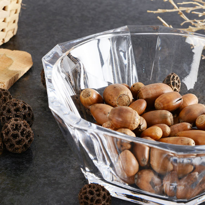 NUDE Collection Glass Serving Bowl – Elegant Square Design