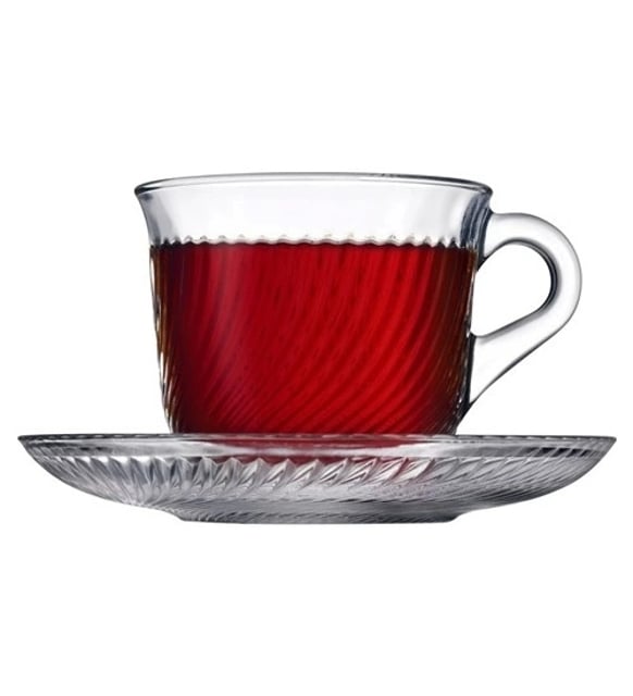 Pasabahce Marmara 6-Piece Turkish Tea Cup Set