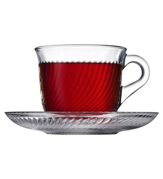 Pasabahce Marmara 6-Piece Turkish Tea Cup Set
